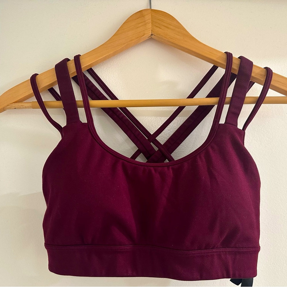 Victoria Secret Maroon Sports Bra